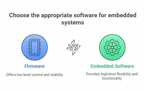 Main Body Firmware vs. Embedded Software